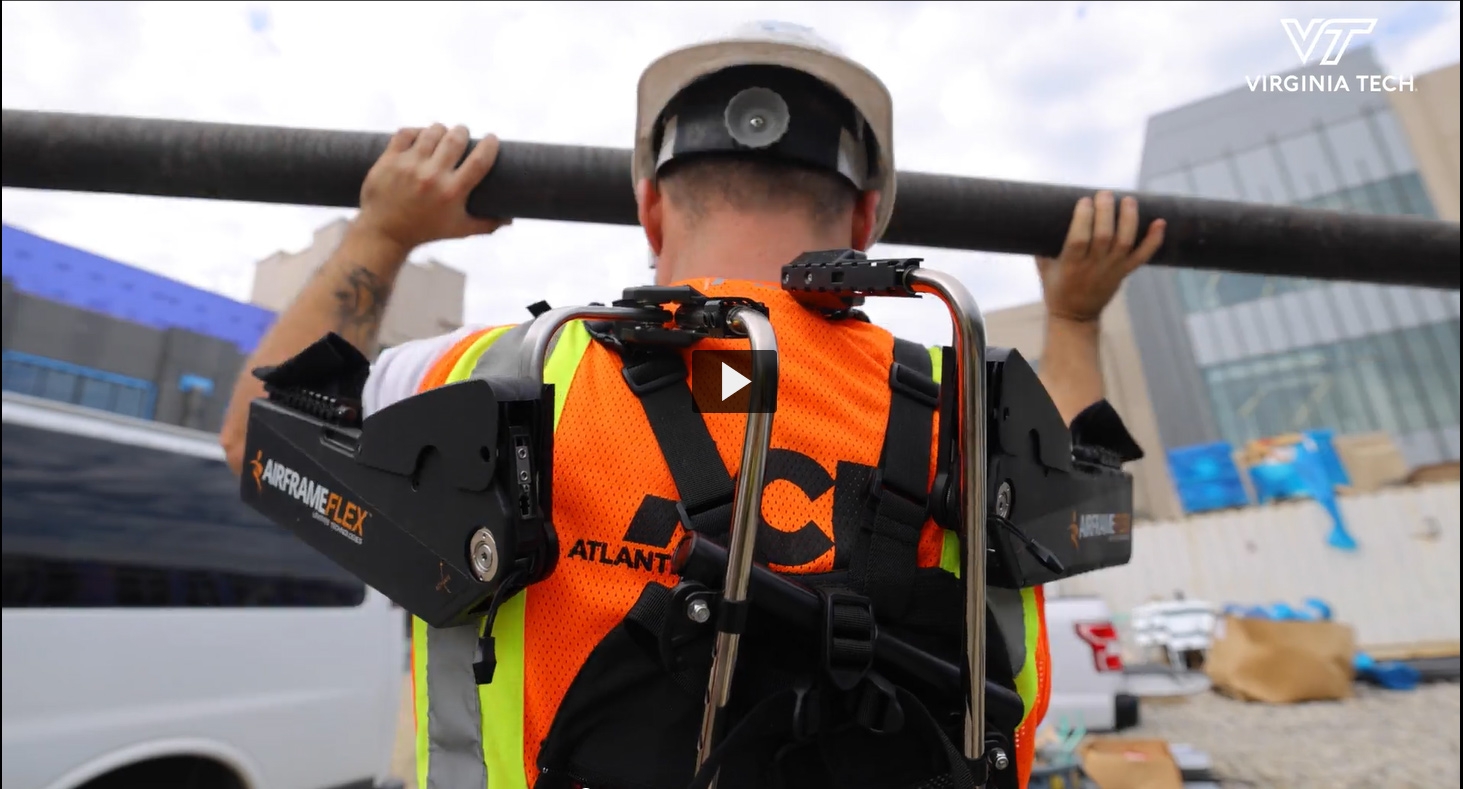Using exoskeletons to lighten the load for construction workers